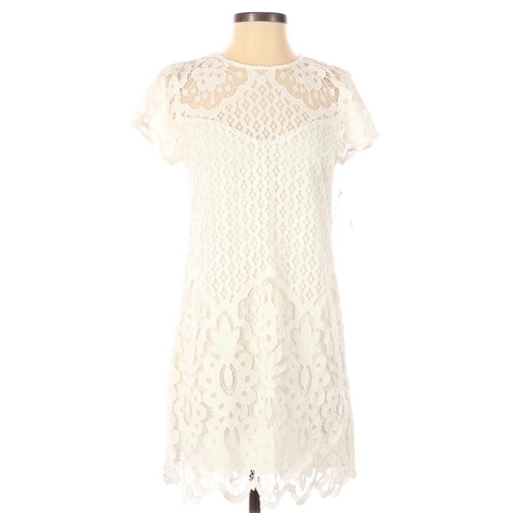 White Lace Abercrombie Dress NWT